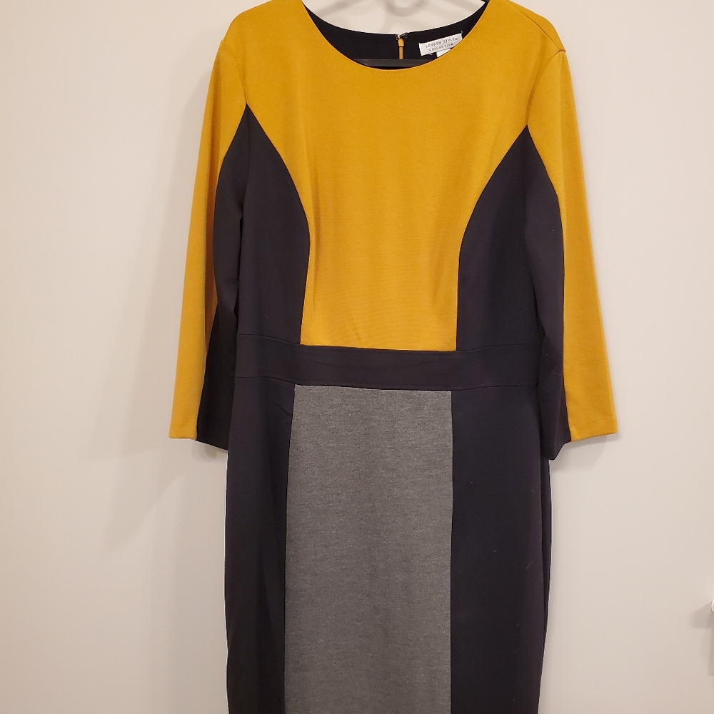 London times work midi dress